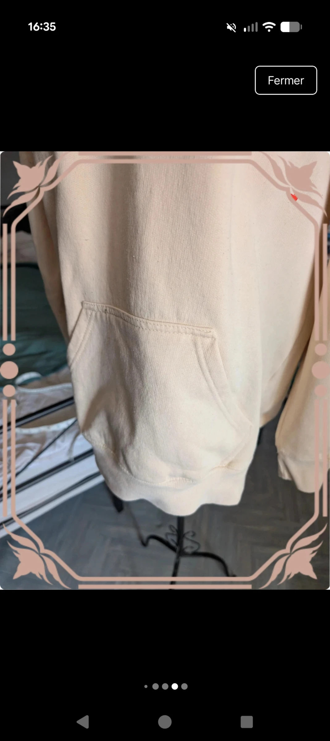Magnífico sudadera con capucha beige Pull&Bear - Talla XS – photo 2